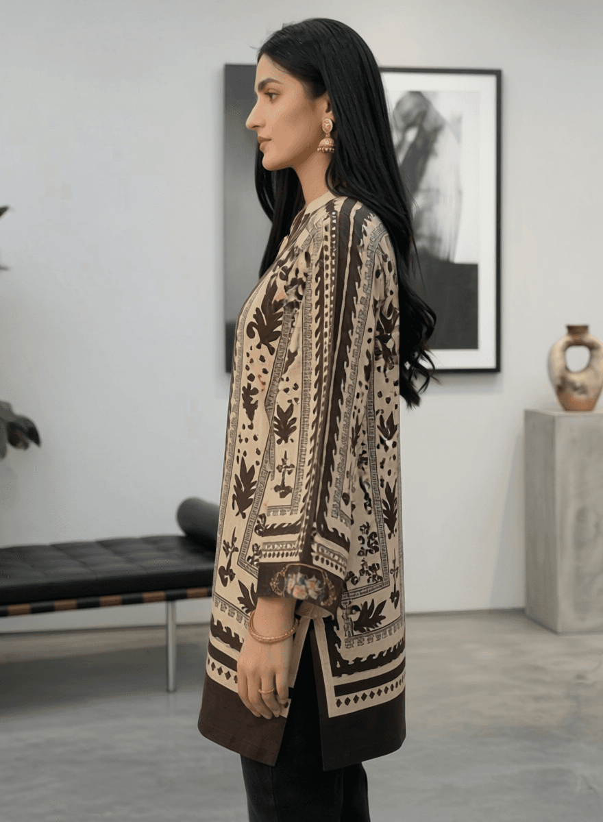 Egyptian Print Short Kurti — view 3